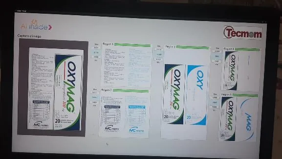 Vision software for PVC bottle & tube print-quality inspection